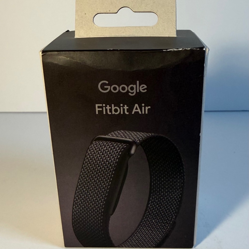 Google Fitbit Air Screenless Fitness & Health Tracker AI Coach Obsidian - New